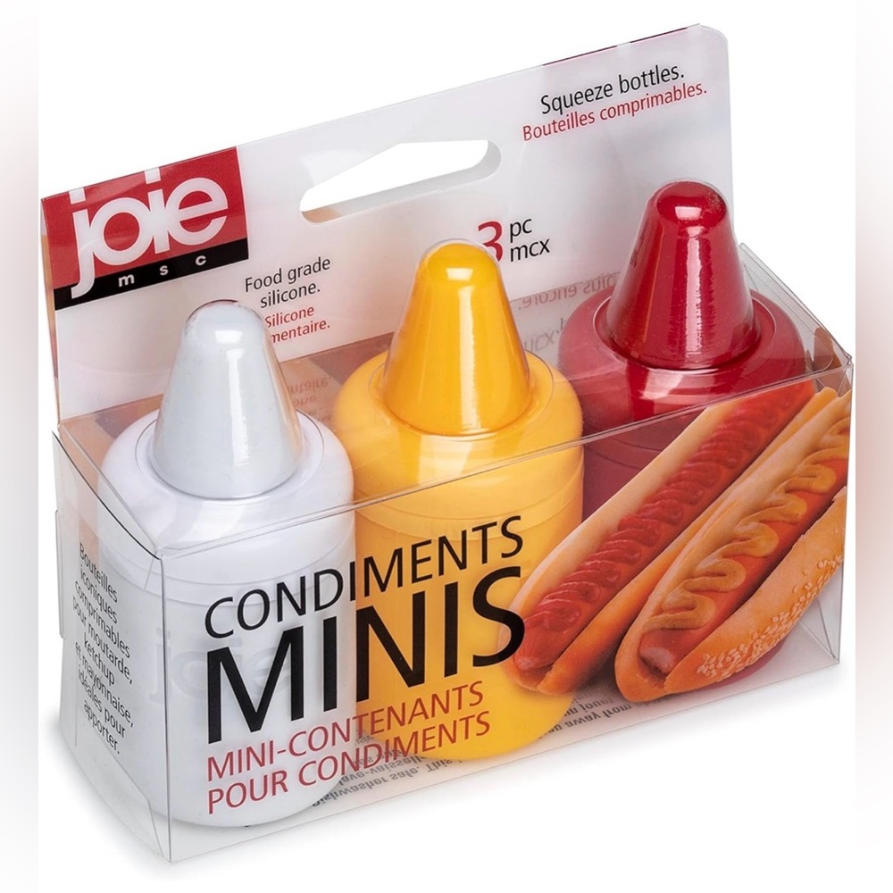 Joie Mini Condiment Bottles Set -Squeeze bottles